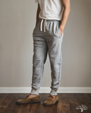 Merz b. Schwanen 359 Loopwheel Midweight Sweatpants - Grey Melange