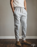 Merz b. Schwanen 359 Loopwheel Midweight Sweatpants - Grey Melange