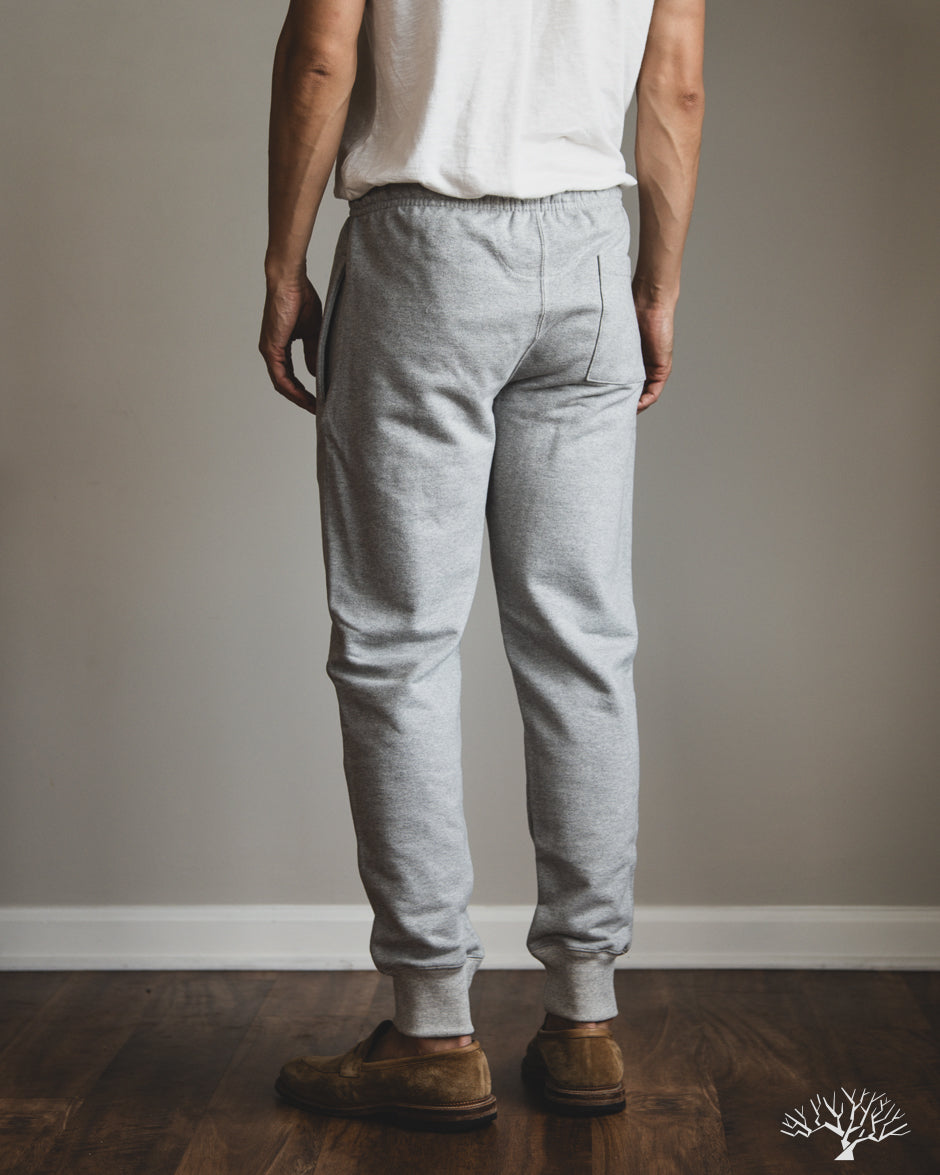 Merz b. Schwanen 359 Loopwheel Midweight Sweatpants - Grey Melange