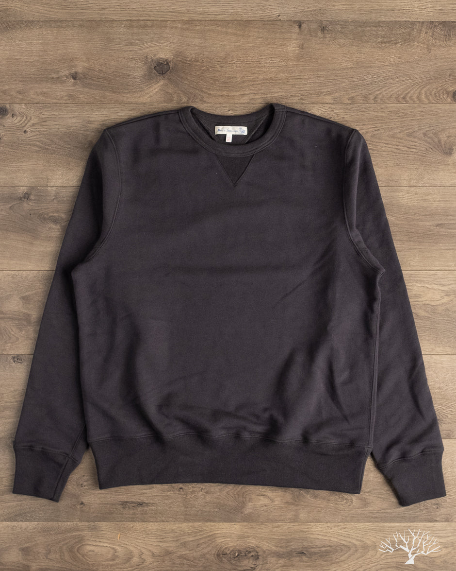 Merz b. Schwanen 3M46 Loopback Fleece Sweatshirt - Charcoal