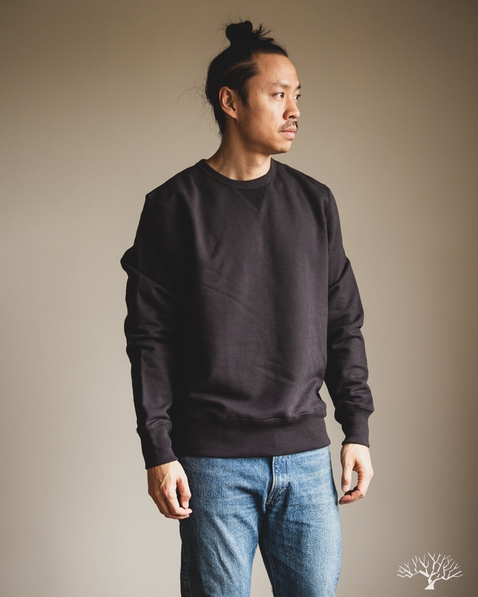 Merz b. Schwanen 3M46 Loopback Fleece Sweatshirt - Charcoal