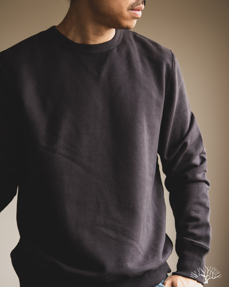 Merz b. Schwanen 3M46 Loopback Fleece Sweatshirt - Charcoal