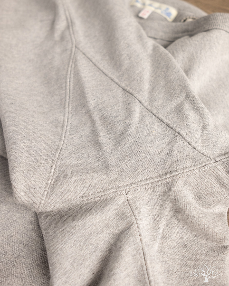 Merz b. Schwanen 3M46 Loopback Fleece Sweatshirt - Grey Melange