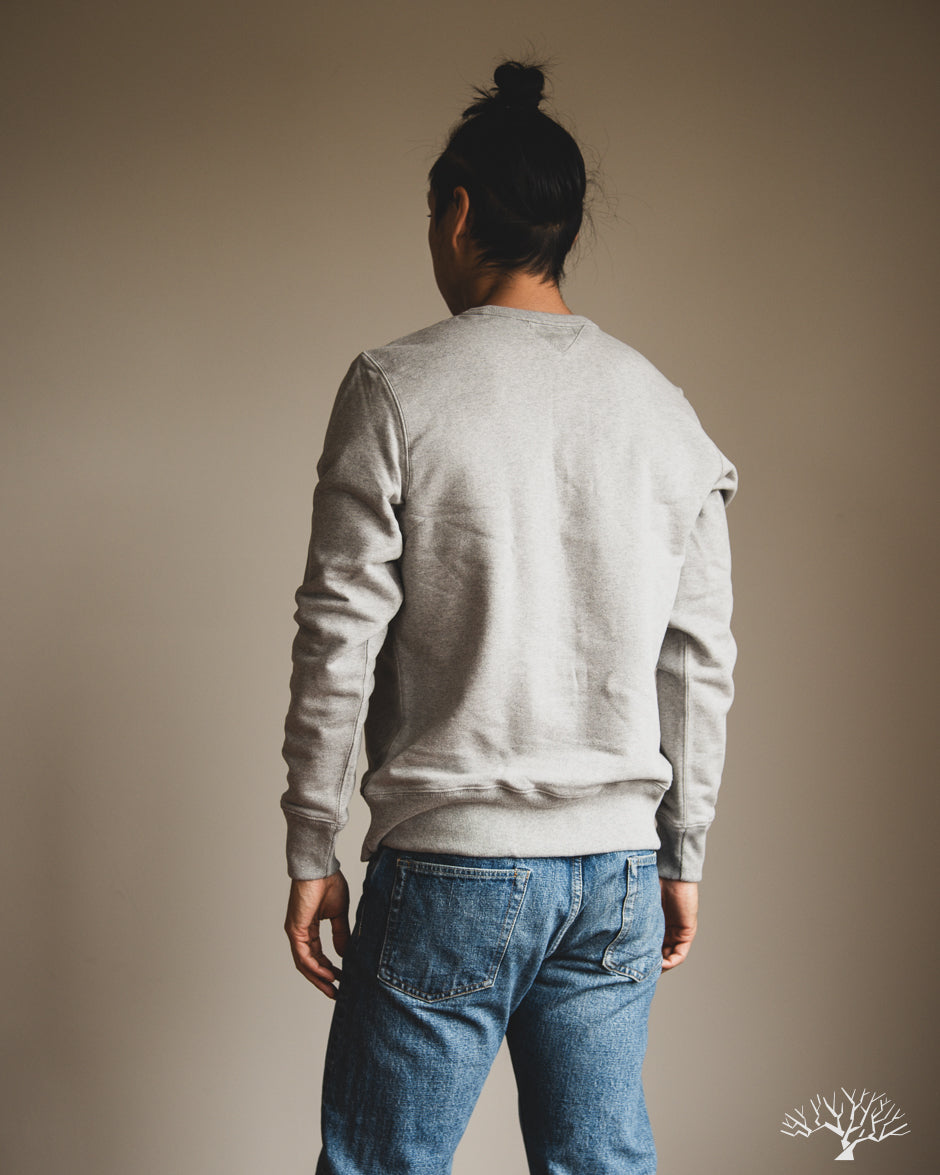 Merz b. Schwanen 3M46 Loopback Fleece Sweatshirt - Grey Melange