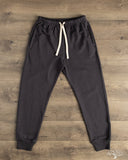 Merz b. Schwanen 3M59 Loopback Fleece Sweatpants - Charcoal