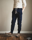 Merz b. Schwanen 3M59 Loopback Fleece Sweatpants - Ink Blue