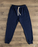 Merz b. Schwanen 3M59 Loopback Fleece Sweatpants - Ink Blue
