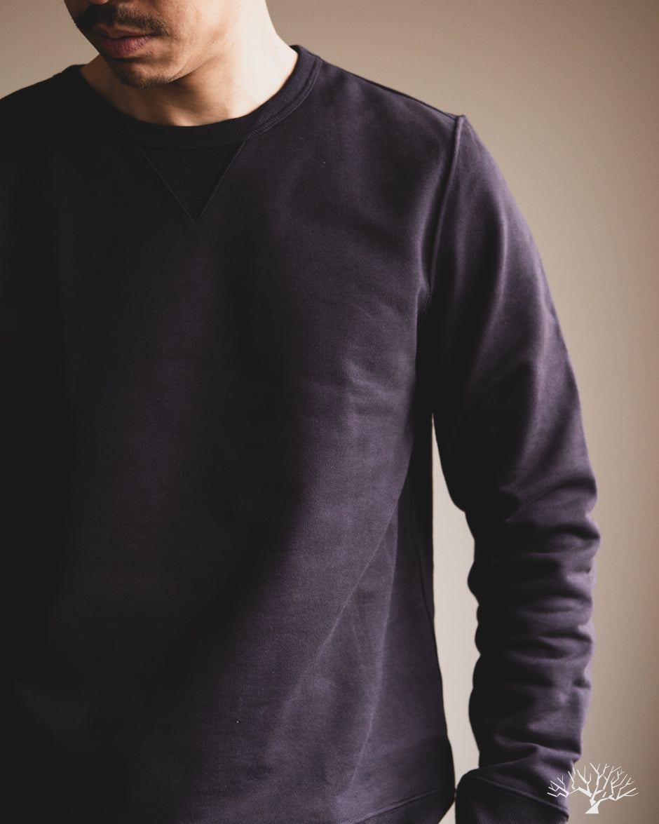 Merz b. Schwanen 3S48 Loopwheel Heavyweight Sweatshirt - Dark Navy