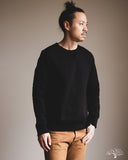 Merz b. Schwanen 3S48 Loopwheel Heavyweight Sweatshirt - Deep Black