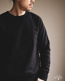 Merz b. Schwanen 3S48 Loopwheel Heavyweight Sweatshirt - Deep Black