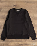 Merz b. Schwanen 3S48 Loopwheel Heavyweight Sweatshirt - Deep Black