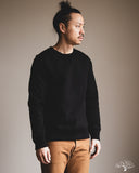 Merz b. Schwanen 3S48 Loopwheel Heavyweight Sweatshirt - Deep Black