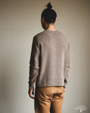 Merz b. Schwanen BLADE02 Merino Wool-Cashmere Waffle Pullover - Grain