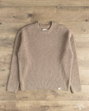 Merz b. Schwanen BLADE02 Merino Wool-Cashmere Waffle Pullover - Grain