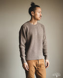 Merz b. Schwanen BLADE02 Merino Wool-Cashmere Waffle Pullover - Grain