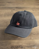 Merz b. Schwanen CAP01 Swan Logo Cotton Twill Cap - Charcoal