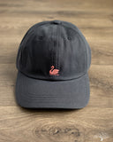 Merz b. Schwanen CAP01 Swan Logo Cotton Twill Cap - Charcoal