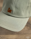 Merz b. Schwanen CAP01 Swan Logo Cotton Twill Cap - Light Army / Nut