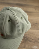 Merz b. Schwanen CAP01 Swan Logo Cotton Twill Cap - Light Army / Nut