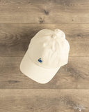 Merz b. Schwanen CAP01 Swan Logo Cotton Twill Cap - Light Khaki / Deep Blue