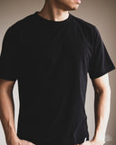 Merz b. Schwanen CASHTEE01 Cotton-Cashmere Tee - Deep Black