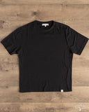 Merz b. Schwanen CASHTEE01 Cotton-Cashmere Tee - Deep Black