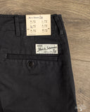 Merz b. Schwanen CHINO01 - 1920's Cotton Twill Worker Chinos - Deep Black