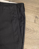 Merz b. Schwanen CHINO01 - 1920's Cotton Twill Worker Chinos - Deep Black