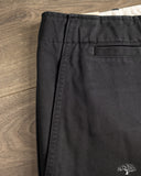Merz b. Schwanen CHINO01 - 1920's Cotton Twill Worker Chinos - Deep Black