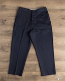 Merz b. Schwanen CHINO01 - Wide Cut Chinos - Dark Navy (Seconds)