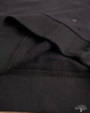 Merz b. Schwanen CREW01 Relaxed Cotton Soft Fleece Sweatshirt - Deep Black