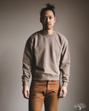 Merz b. Schwanen CREW01 Relaxed Cotton Soft Fleece Sweatshirt - Faded Grain