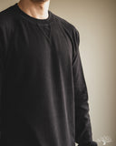 EASYCREW01 Relaxed Lightweight Raglan Sweatshirt - Black