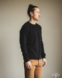 EASYCREW01 Relaxed Lightweight Raglan Sweatshirt - Black