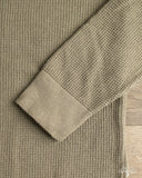 Merz b. Schwanen EASYKNIT01 Lightweight Waffle Knit Sweater - Army