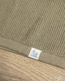 Merz b. Schwanen EASYKNIT01 Lightweight Waffle Knit Sweater - Army