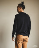 Merz b. Schwanen EASYKNIT01 Lightweight Waffle Knit Sweater - Dark Navy