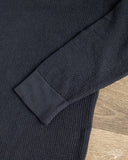 Merz b. Schwanen EASYKNIT01 Lightweight Waffle Knit Sweater - Dark Navy