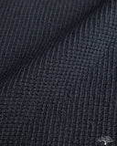 Merz b. Schwanen EASYKNIT01 Lightweight Waffle Knit Sweater - Dark Navy