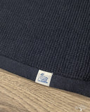 Merz b. Schwanen EASYKNIT01 Lightweight Waffle Knit Sweater - Dark Navy