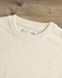 Merz b. Schwanen EASYKNIT01 Lightweight Waffle Knit Sweater - Nature