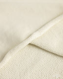 Merz b. Schwanen EDGE03 Women's Retro Fleece Hoodie w/ Open Edge Hem - Cashew