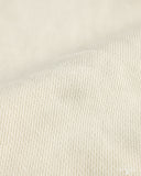 Merz b. Schwanen EDGE03 Women's Retro Fleece Hoodie w/ Open Edge Hem - Cashew