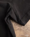 Merz b. Schwanen GHP01 Sturdy Boxy Fit Giza Cotton-Hemp Tee - Deep Black