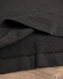 Merz b. Schwanen GHP01 Sturdy Boxy Fit Giza Cotton-Hemp Tee - Deep Black