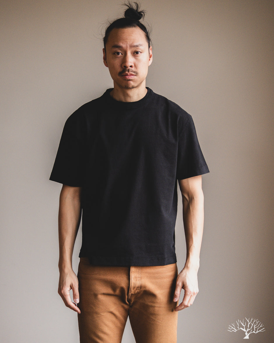Merz b. Schwanen - GHP01 Sturdy Boxy Fit Giza Cotton-Hemp Tee