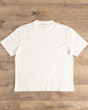 Merz b. Schwanen GHP01 Sturdy Boxy Fit Giza Cotton-Hemp Tee - White