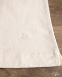 Merz b. Schwanen GHP01 Sturdy Boxy Fit Giza Cotton-Hemp Tee - White