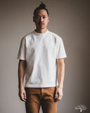 Merz b. Schwanen GHP01 Sturdy Boxy Fit Giza Cotton-Hemp Tee - White