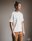 Merz b. Schwanen GHP01 Sturdy Boxy Fit Giza Cotton-Hemp Tee - White